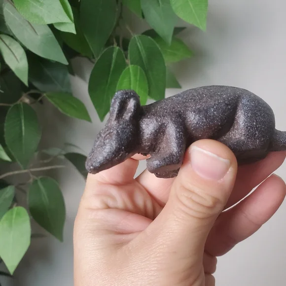 Cast Iron Mouse Paperweight Farmhouse Primitive Decor Small - Picture 2 of 8